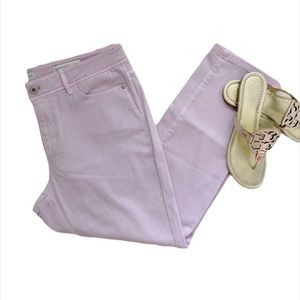 NWT J. Jill orchid slim ankle jeans